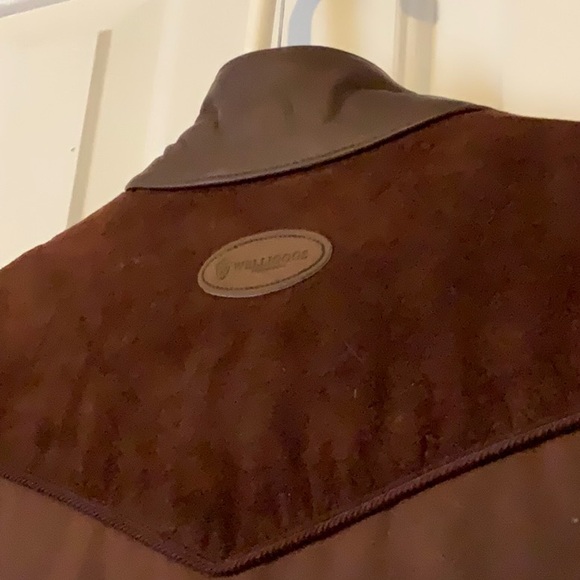 British made leather and suede trimmed vest - Picture 7 of 7